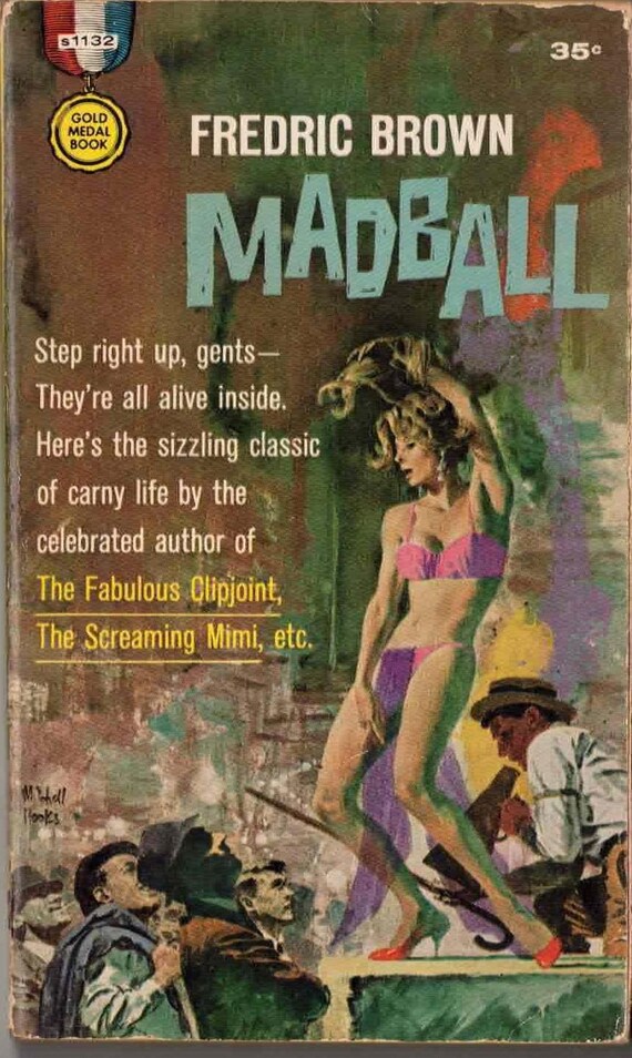 Madball by Frederic Brown / Carny Noir / Gold Medal Vintage Paperback