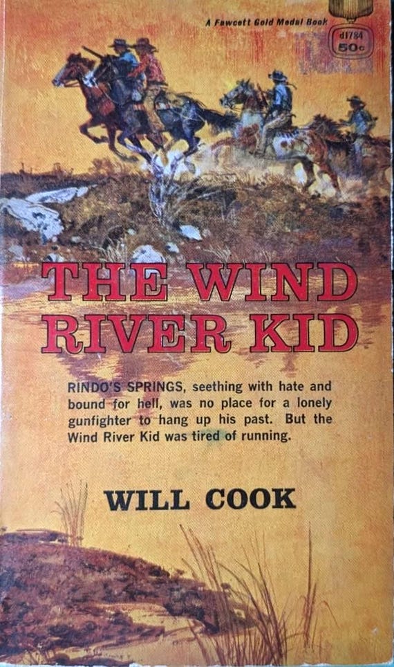 The Wind River Kid by Will Cook Vintage Paperback