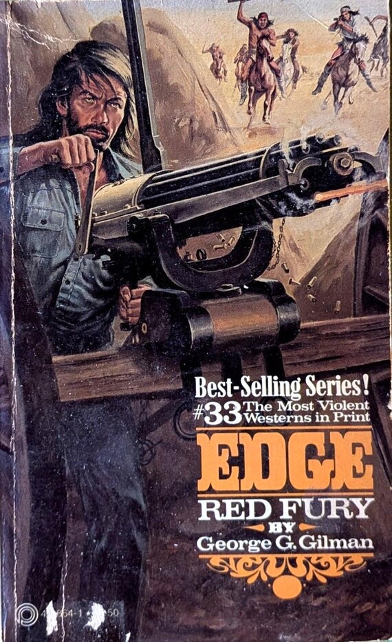 Edge: Red Fury by George G. Gilman // Vintage Paperback
