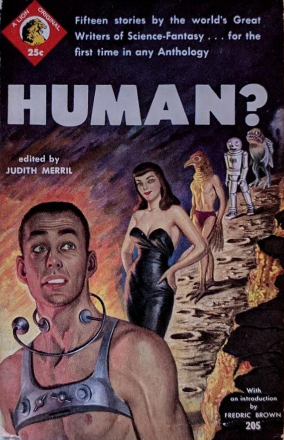 Human? Edited by Judith Merril / Lion Vintage Paperback