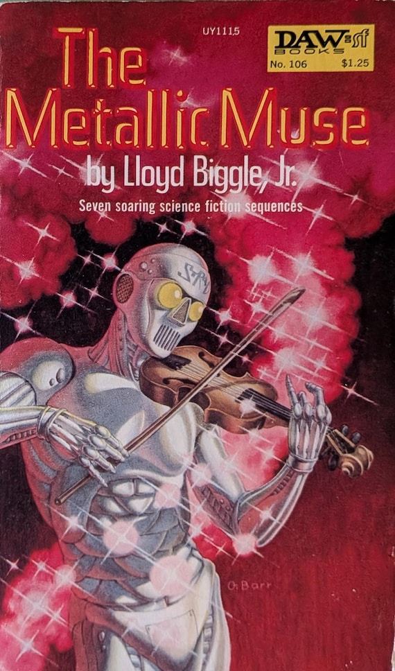 The Metallic Muse by Lloyd Biggle Jr. // Vintage Paperback