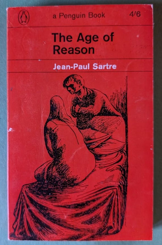 The Age of Reason by Jean-Paul Sartre / Penguin Vintage Paperback