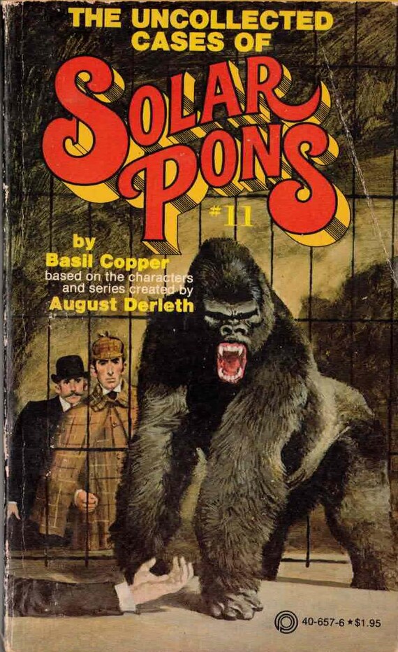 The Uncollected Cases of Solar Pons #11 by Basil Copper / Vintage Paperback