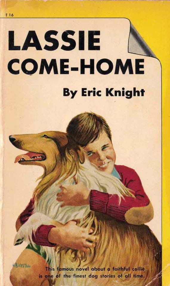 Lassie Come-Home by Erick Knight, Tempo Paperback 1981