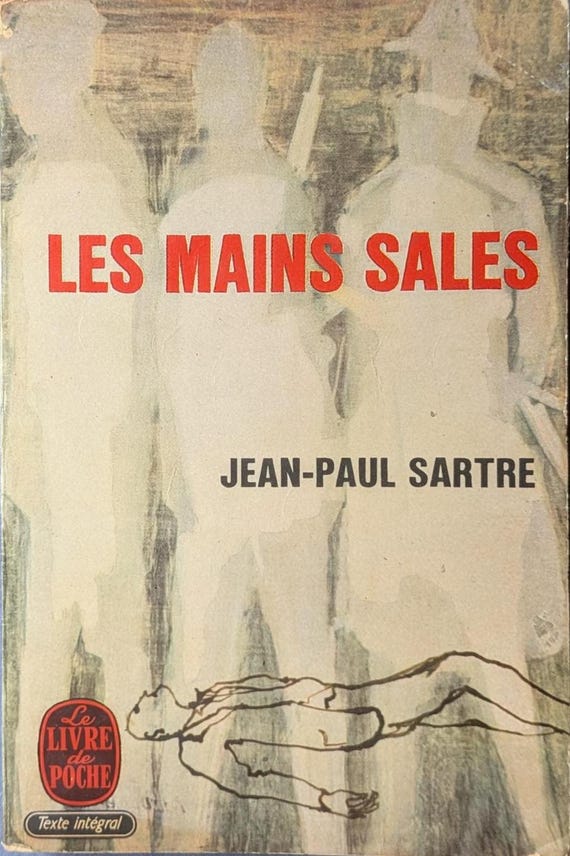 Les Mains Sales by jean-Paul Sartre // Vintage Paperback