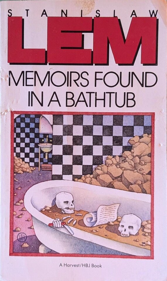 Memoirs Found in a Bathtub by Stanislaw Lem, Vintage Paperback