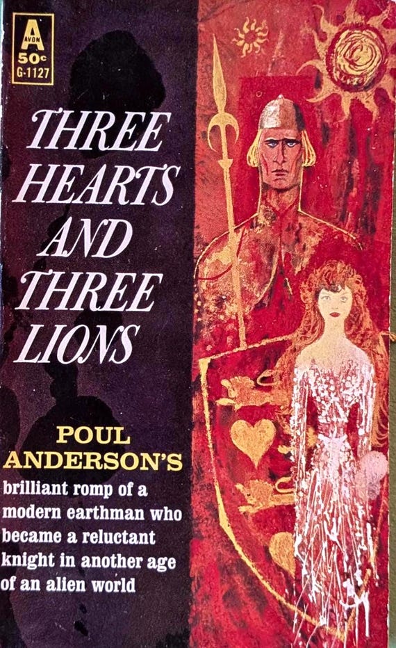 Three Hearts and Three Lions by Poul Anderson // Vintage Paperback
