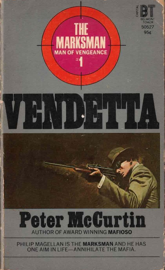 Vendetta by Peter McCurtin / Belmont Tower Vintage Paperback