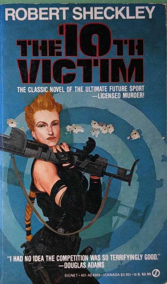 The 10th Victim by Robert Sheckley // Vintage Paperback