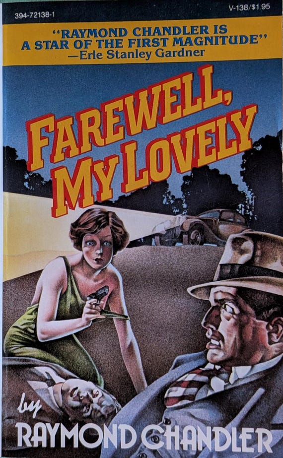 Farewell, My Lovely by Raymond Chandler, Vintage Paperback