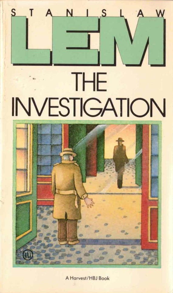 The Investigation by Stanislaw Lem / Harvest Vintage Paperback
