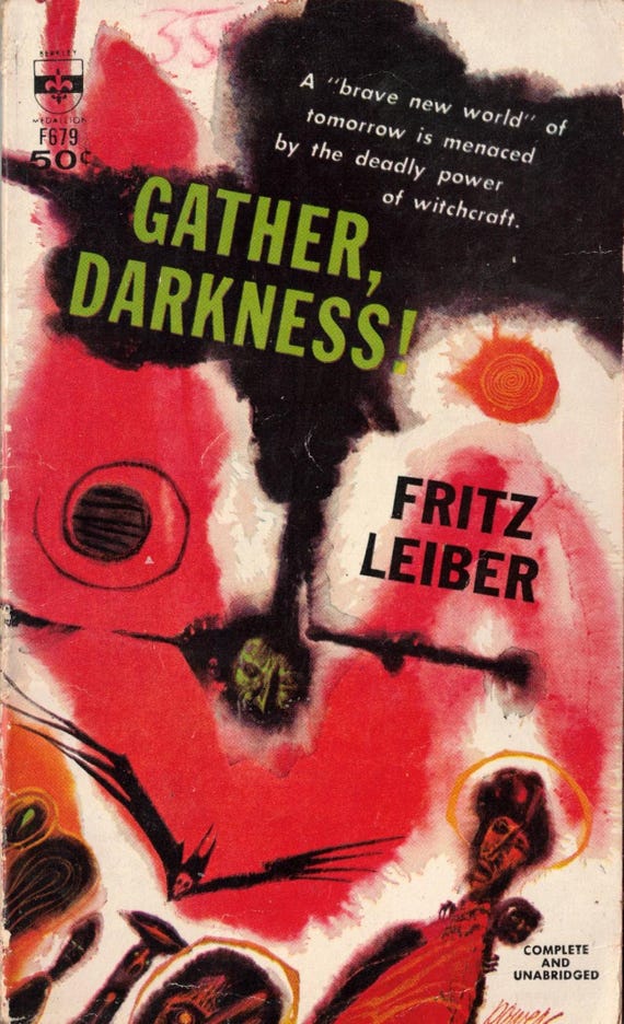 Gather, Darkness by Fritz Leiber // Vintage Paperback