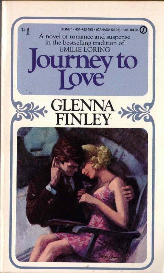 Journey to Love by Glenna Finley, Vintage Romance Novel
