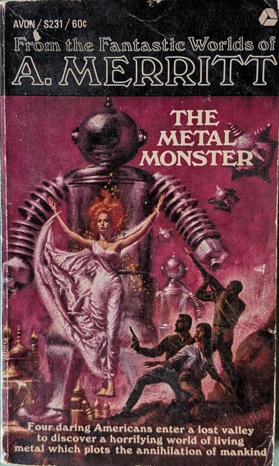 The Metal Monster by A. Merritt // Vintage Paperback