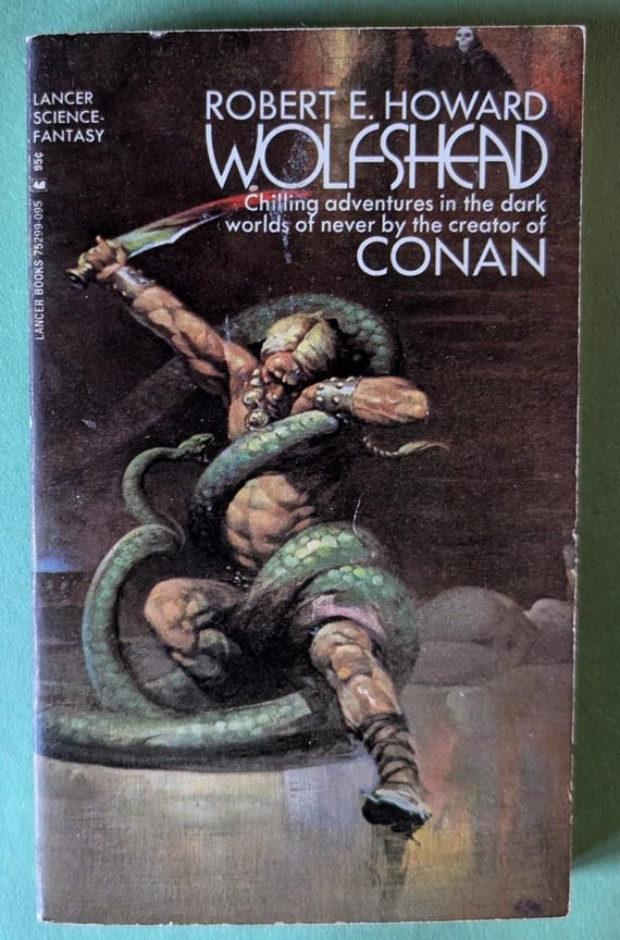 Wolfshead by Robert E. Howard / Lancer Vintage Paperback