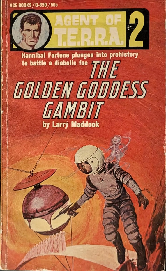 Agent of Terra #2: Gold Goddess Gambit by Larry Maddock // Vintage Paperback