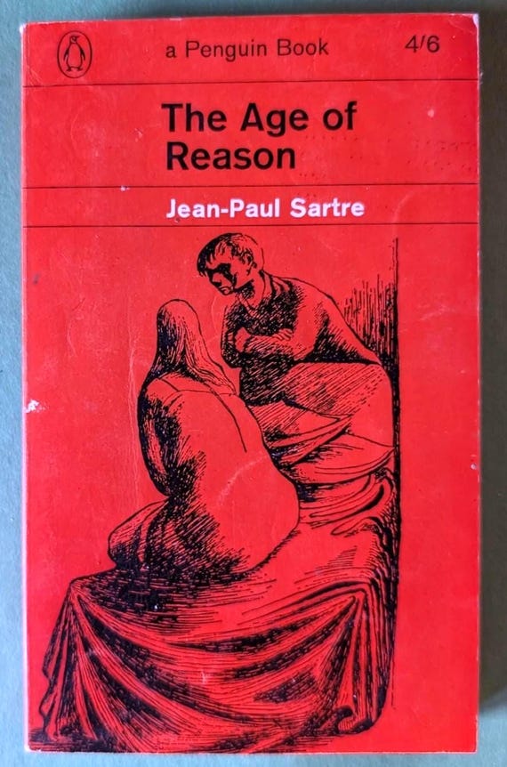The Age of Reason by Jean-Paul Sartre / Penguin Vintage Paperback