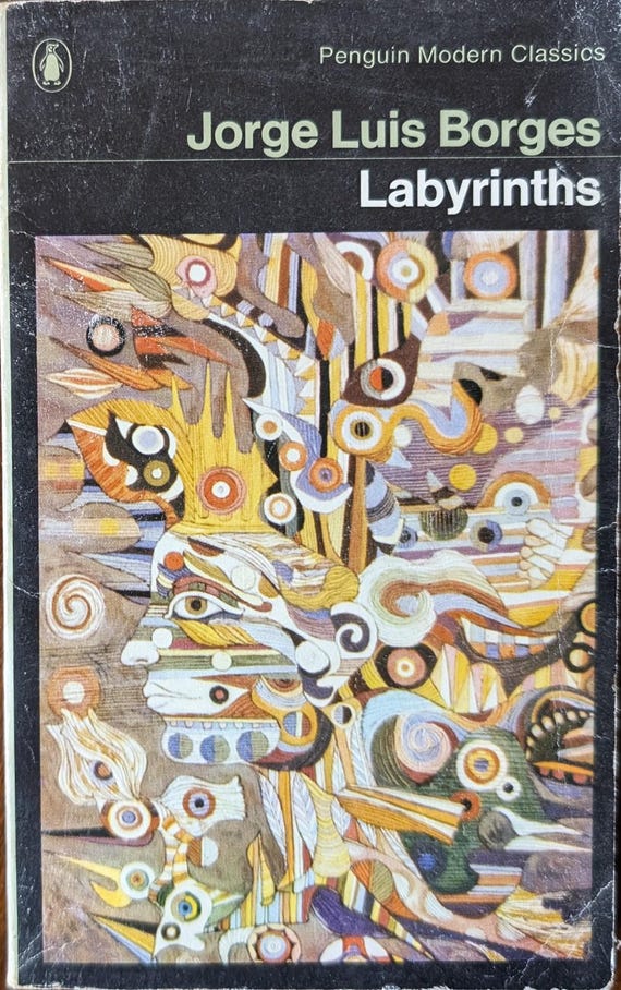 Labyrinths by Jorge Luis Borges / Penguin Modern Classics vintage paperback