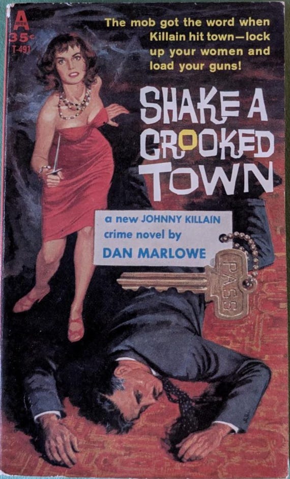 Shake a Crooked Town by Dan Marlowe /Vintage Crime Novel