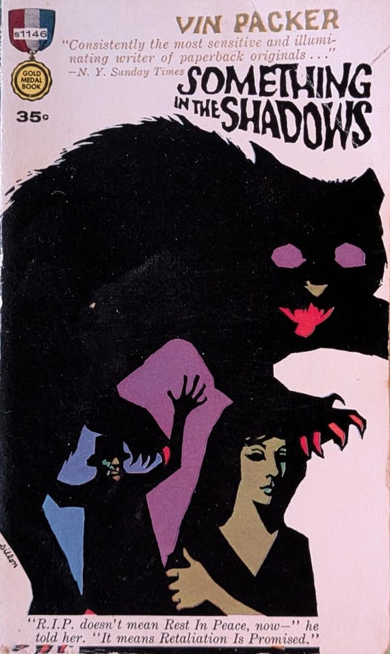 Something in the Shadows by Vin Packer // Vintage Paperback