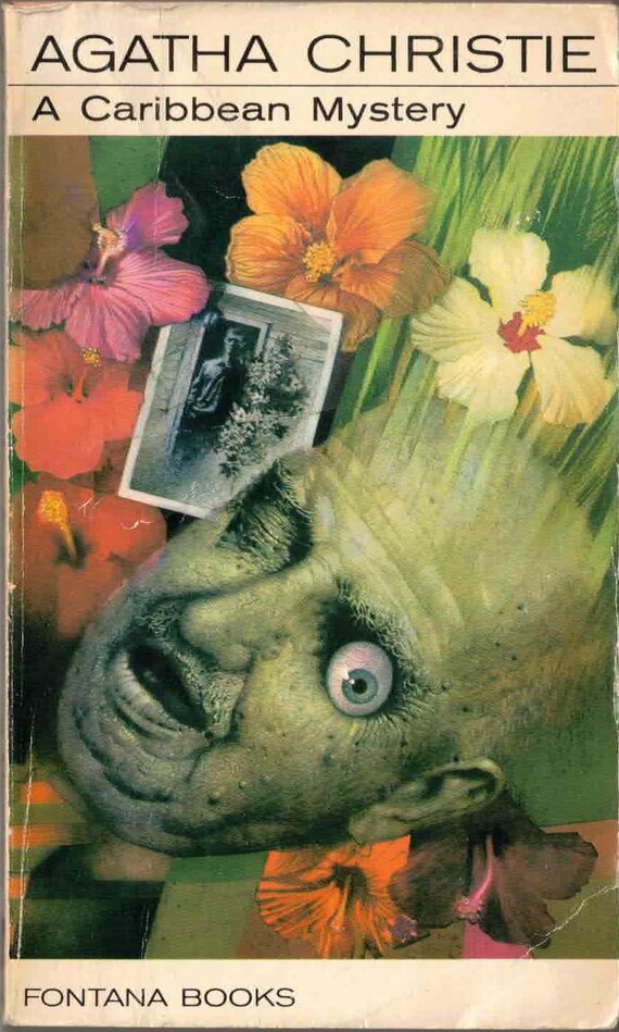 A Caribbean Mystery by Agatha Christie / Fontana Tom Adams Vintage paperback