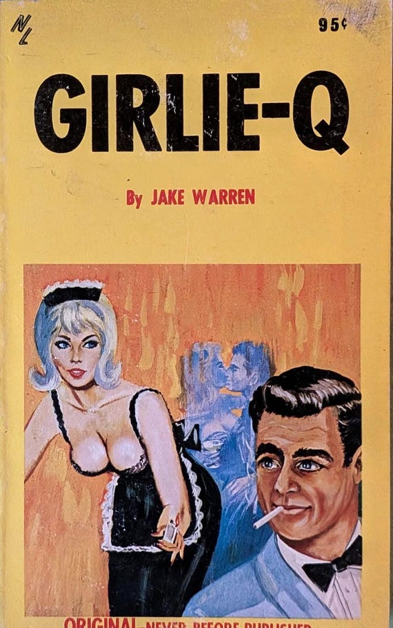Girlie-Q by Jake Warren // Vintage Sleaze Paperback