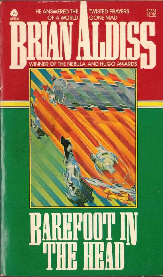 Barefoot in the Head by Brian Aldiss / Avon Vintage Paperback