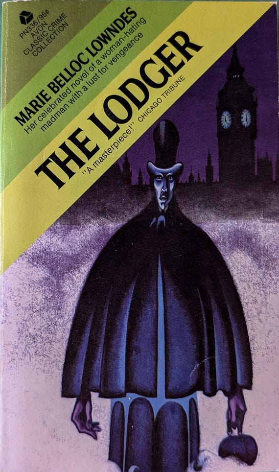 The Lodger by Mary Belloc Lowndes / Vintage Paperback