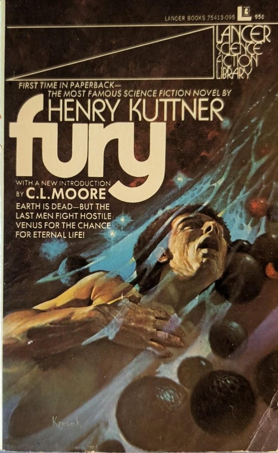 Fury by Henry Kuttner / Lancer Vintage Science Fiction