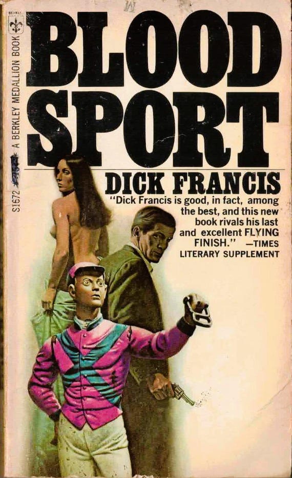 Blood Sport by Dick Francis / Vintage Paperback
