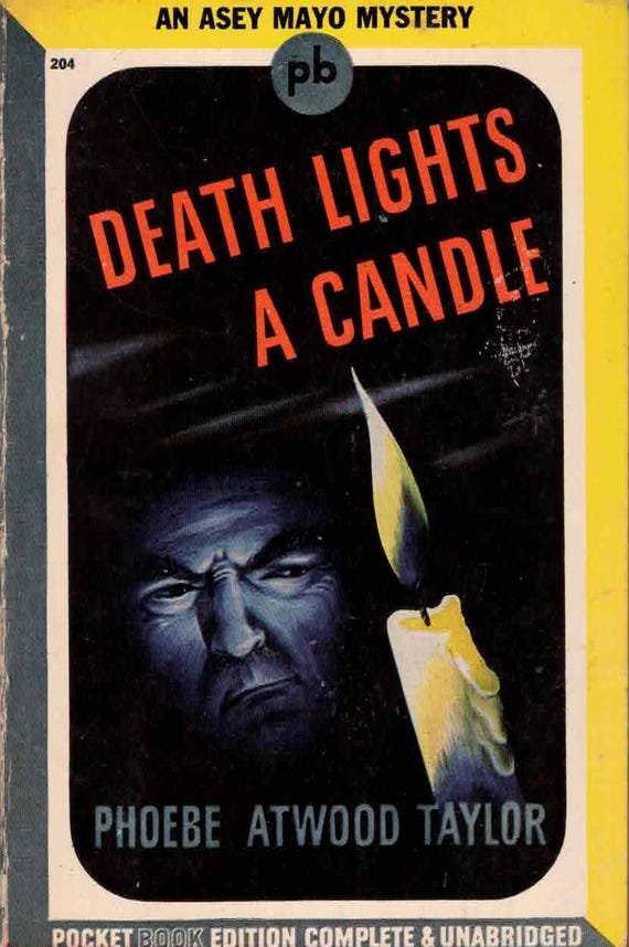 Death Lights a Candle by Phoebe Atwood Taylor