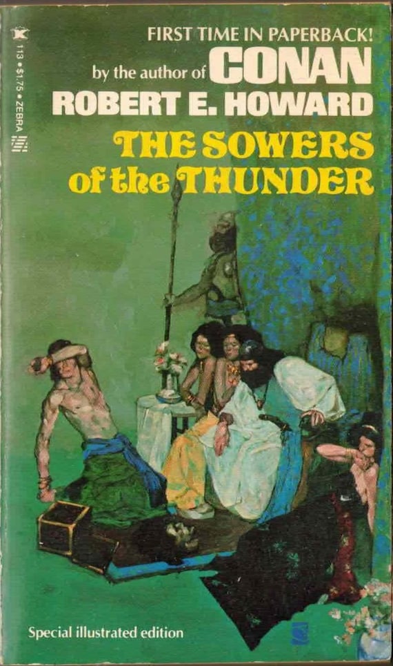 The Sowers of Thunder by Robert E. Howard / Zebra Vintage Paperback