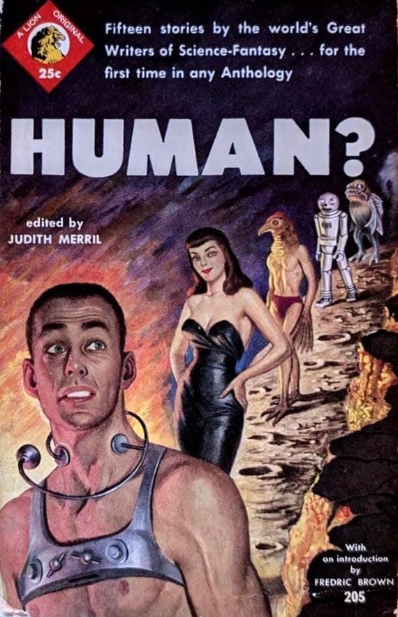 Human? Edited by Judith Merril / Lion Vintage Paperback