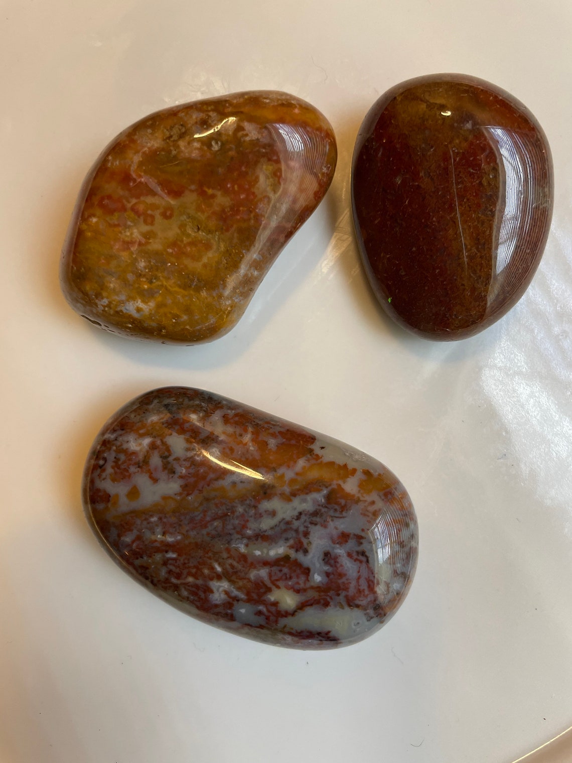 3 stones Jasper carnelian goldstone Etsy