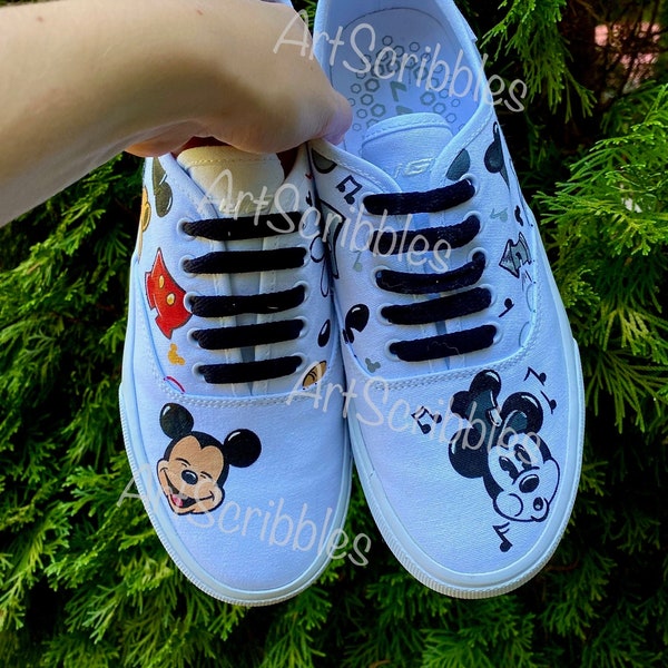 custom mickey mouse shoes