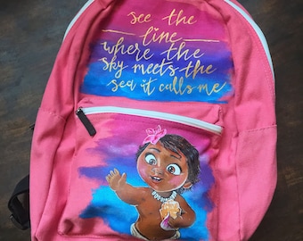 Zaino in tela rosa Moana della Disney