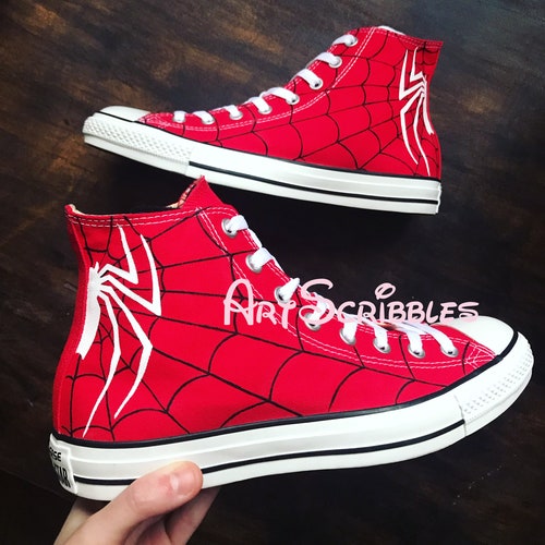 custom spiderman shoes