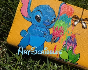 Disney inspired- Stitch Wristlet Wallet