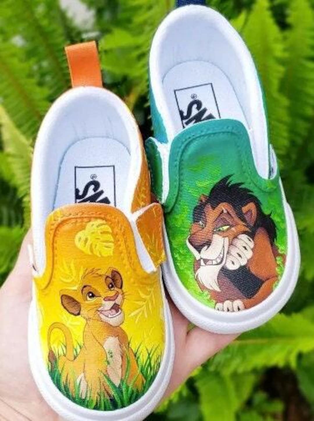 Painted Shoes Lion King Shoes Vans Lion King Disney Vans Buy Kids