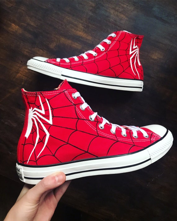 spiderman converse for adults
