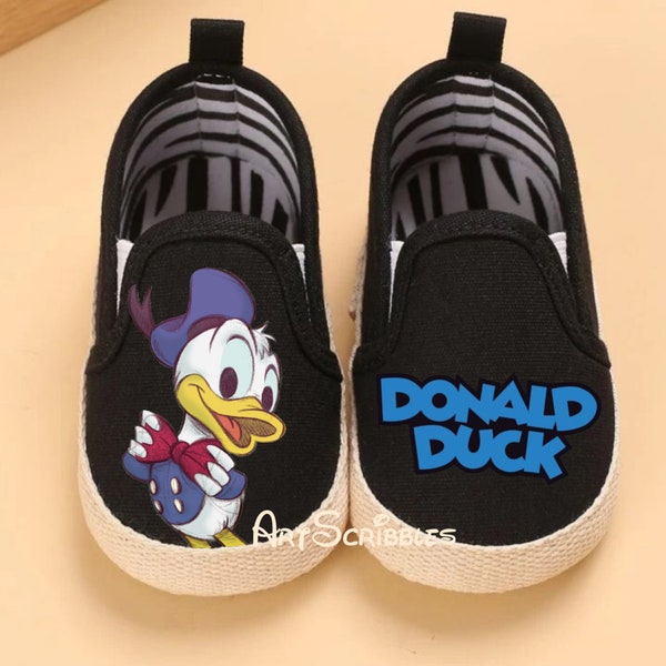 Donald Duck Handpainted Shoes