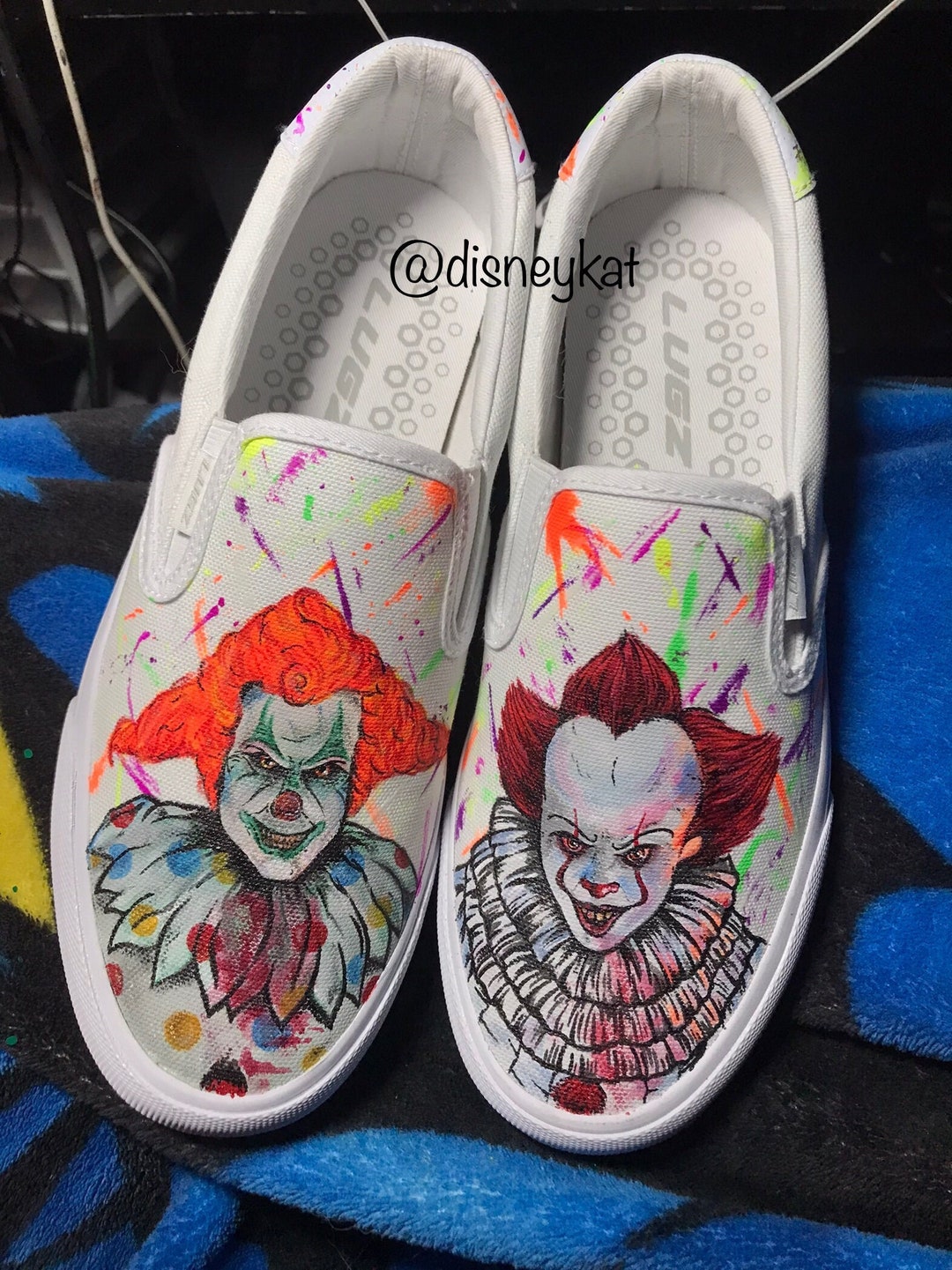Custom Jack/pennywise Clown Shoes