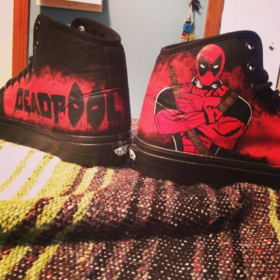 vans deadpool high tops