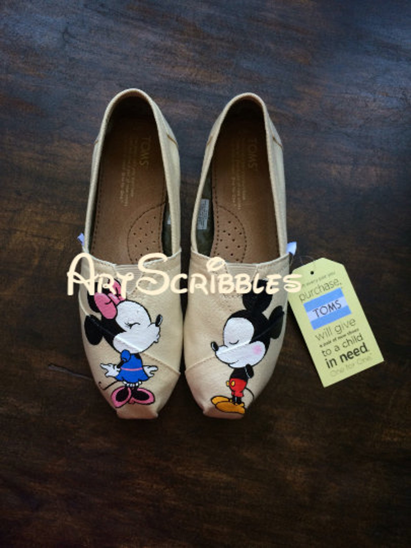 Mickey and Minnie Mouse Toms - Etsy