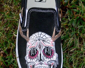 sugar skull vans