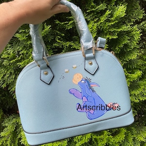 Custom Hand-painted Disney&#39;s Eeyore Purse
