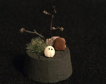 Ghostarium | Duch w słoiku | Duch-zwierzak | Świecące w ciemności | Halloween