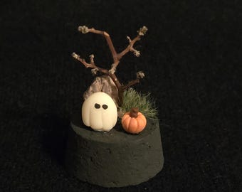 Ghostarium | Duch w słoiku | Duch-zwierzak | Świecące w ciemności | Halloween