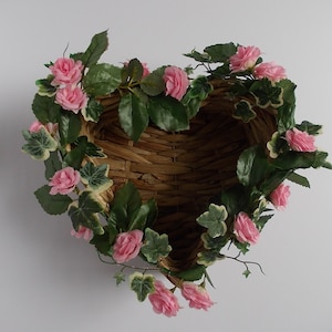 Pink Rose Basket
