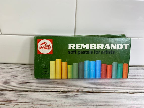 Vintage Rembrandt Soft Pastels 15 Sticks Talens 